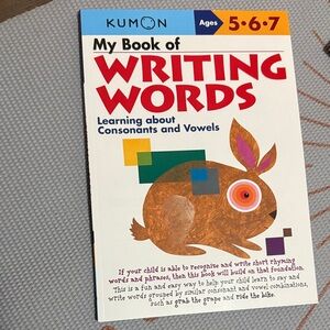 My Book of Writing Words - Colorful Learning Book